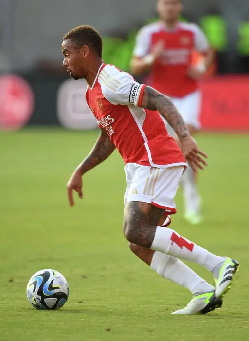 Framed Print : Arsenal's Gabriel Jesus in Action against FC Nurnberg during Pre-Season Friendly, 2023 Framed Print : Arsenal's Gabriel Jesus in Action against FC Nurnberg during Pre-Season Friendly, 2023