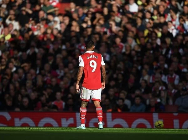 Arsenal's Gabriel Jesus in Action against Nottingham Forest (2022-23)