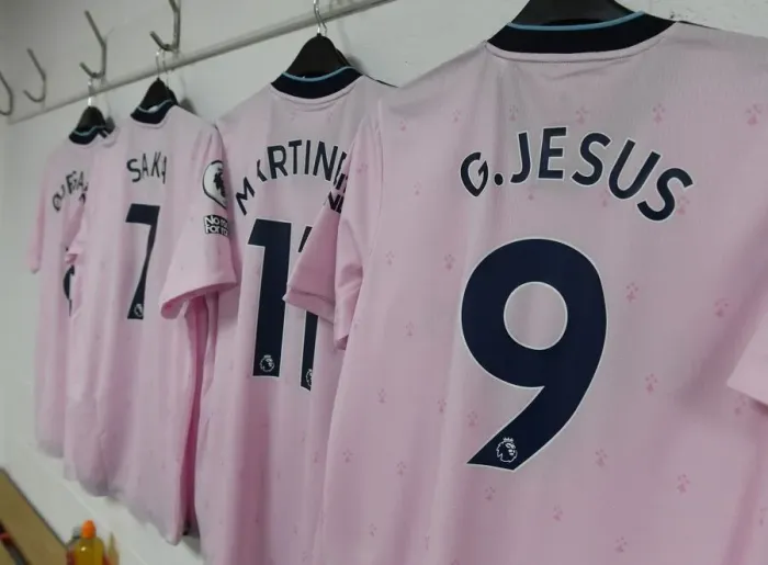 Framed Print : Arsenal's Gabriel Jesus Jersey in AFC Bournemouth Changing Room - Premier League 2022-23 Framed Print : Arsenal's Gabriel Jesus Jersey in AFC Bournemouth Changing Room - Premier League 2022-23