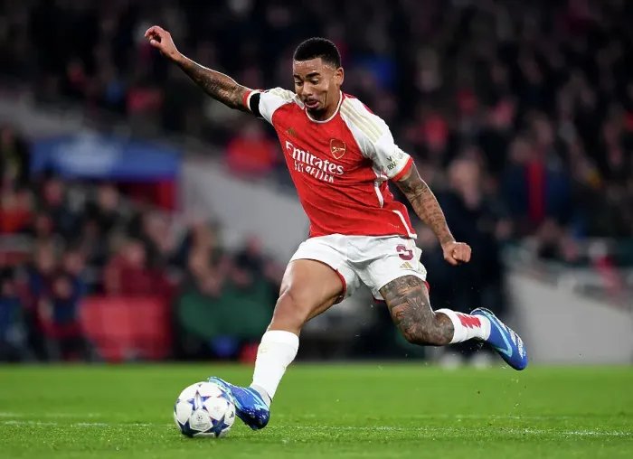Framed Print : Arsenal's Gabriel Jesus Scores Second Goal vs RC Lens in 2023-24 UEFA Champions League Framed Print : Arsenal's Gabriel Jesus Scores Second Goal vs RC Lens in 2023-24 UEFA Champions League