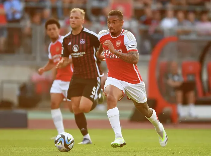 Framed Print : Arsenal's Gabriel Jesus Shines in Pre-Season Friendly against Nuremberg, July 2023 Framed Print : Arsenal's Gabriel Jesus Shines in Pre-Season Friendly against Nuremberg, July 2023