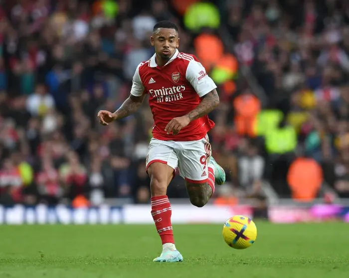 Framed Print : Arsenal's Gabriel Jesus Shines in Premier League Clash Against Nottingham Forest