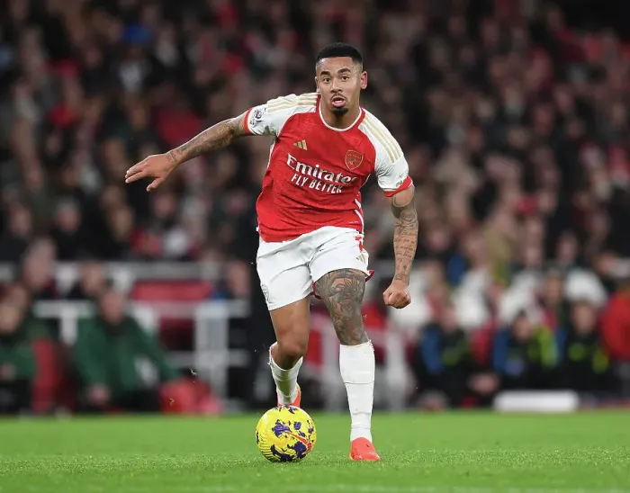Framed Print : Arsenal's Gabriel Jesus Shines in Premier League Clash Against West Ham United (2023-24) Framed Print : Arsenal's Gabriel Jesus Shines in Premier League Clash Against West Ham United (2023-24)