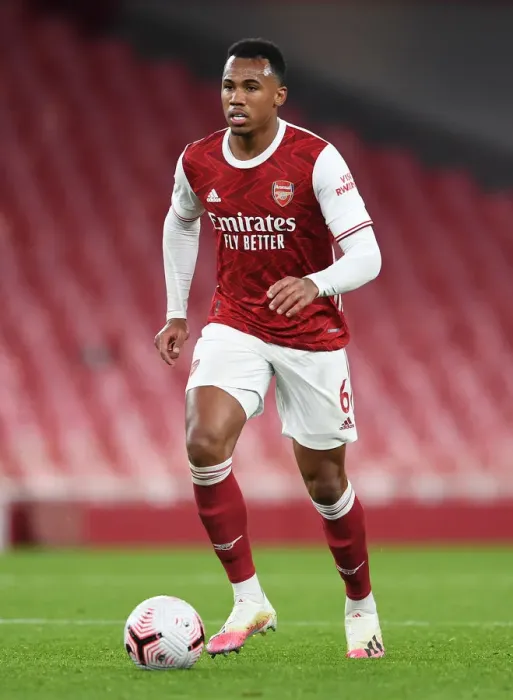 Framed Print : Arsenal's Gabriel Magalhaes in Action at Empty Emirates: Arsenal vs Leicester City, Premier League 2020-21 Framed Print : Arsenal's Gabriel Magalhaes in Action at Empty Emirates: Arsenal vs Leicester City, Premier League 2020-21