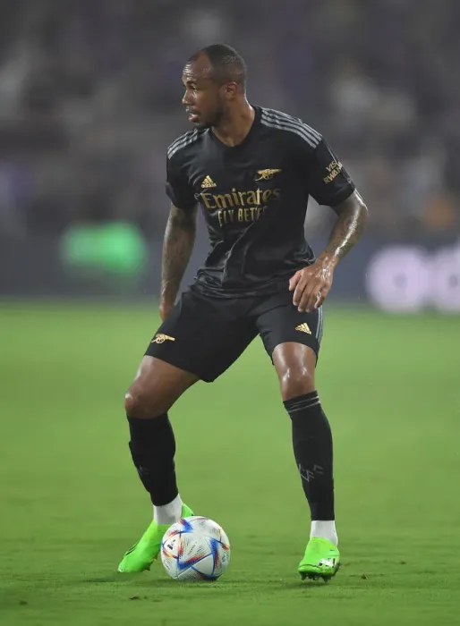 Framed Print : Arsenal's Gabriel Magalhaes in Action: Orlando Pre-Season Clash (2022-23)