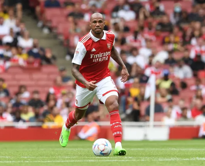 Framed Print : Arsenal's Gabriel Magalhaes in Action against Sevilla during Emirates Cup 2022 Framed Print : Arsenal's Gabriel Magalhaes in Action against Sevilla during Emirates Cup 2022