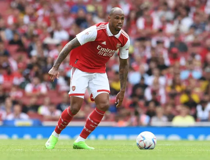 Framed Print : Arsenal's Gabriel Magalhaes in Action Against Sevilla at the Emirates Cup 2022 Framed Print : Arsenal's Gabriel Magalhaes in Action Against Sevilla at the Emirates Cup 2022