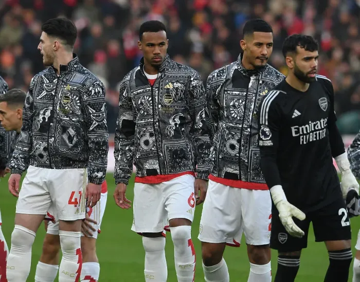 Framed Print : Arsenal's Gabriel Magalhaes Prepares for Arsenal v Wolverhampton Wanderers in the Premier League (2023-24) Framed Print : Arsenal's Gabriel Magalhaes Prepares for Arsenal v Wolverhampton Wanderers in the Premier League (2023-24)