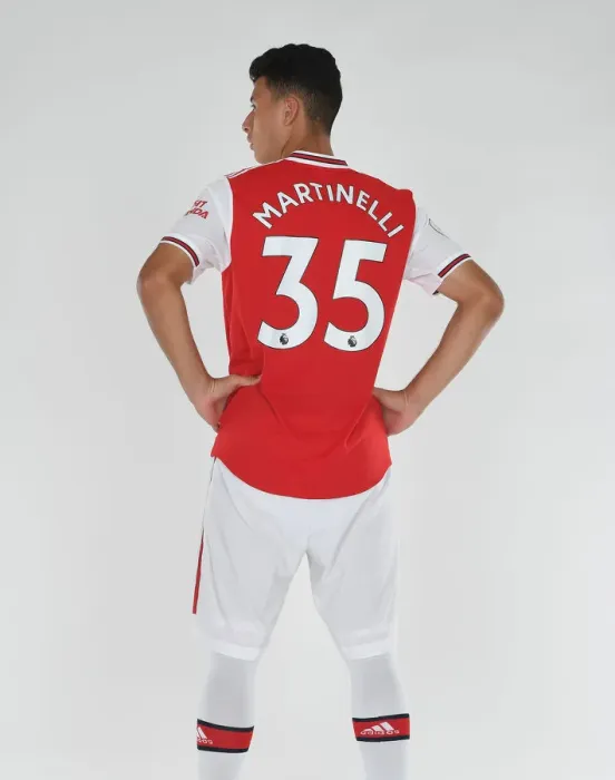 Framed Print : Arsenal's Gabriel Martinelli at 2019-2020 Photocall