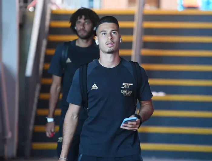 Framed Print : Arsenal's Gabriel Martinelli Arrives at Selhurst Park Ahead of Crystal Palace Clash (Premier League 2022-23) Framed Print : Arsenal's Gabriel Martinelli Arrives at Selhurst Park Ahead of Crystal Palace Clash (Premier League 2022-23)
