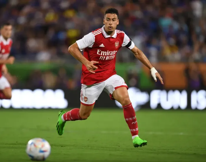 Framed Print : Arsenal's Gabriel Martinelli Faces Off Against Chelsea in the Florida Cup 2022-23 Pre-Season Clash Framed Print : Arsenal's Gabriel Martinelli Faces Off Against Chelsea in the Florida Cup 2022-23 Pre-Season Clash