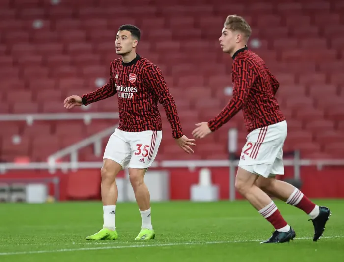 Framed Print : Arsenal's Gabriel Martinelli: Focused and Ready for Arsenal vs Chelsea (Premier League 2020-21)