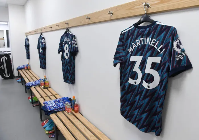 Framed Print : Arsenal's Gabriel Martinelli: Pre-Match Routine at Wolverhampton Wanderers Molineux