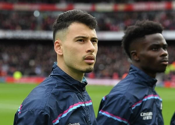 Arsenal's Gabriel Martinelli Readies for Arsenal v Crystal Palace Clash (2022-23)