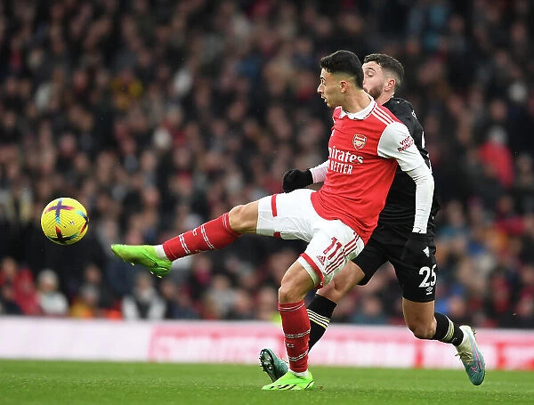 Arsenal's Gabriel Martinelli Shines in Arsenal FC vs AFC Bournemouth Premier League Clash (2022-23)