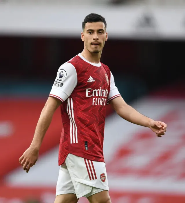 Framed Print : Arsenal's Gabriel Martinelli Shines in Empty Emirates Against West Bromwich Albion (2020-21)