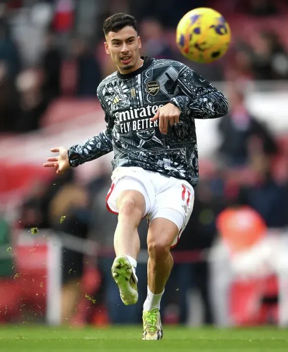 Framed Print : Arsenal's Gabriel Martinelli Warming Up Ahead of Arsenal v Brighton & Hove Albion (2023-24) Framed Print : Arsenal's Gabriel Martinelli Warming Up Ahead of Arsenal v Brighton & Hove Albion (2023-24)