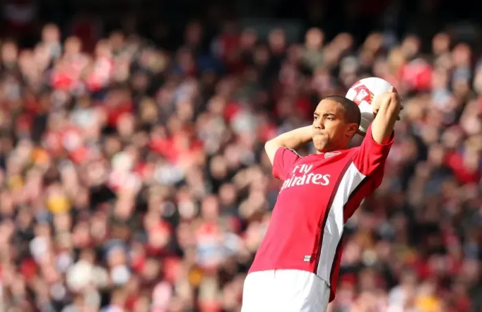 Framed Print : Arsenal's Gael Clichy Shines in 4-0 Victory over Blackburn Rovers, Barclays Premier League, Emirates Stadium, 14 / 3 / 09