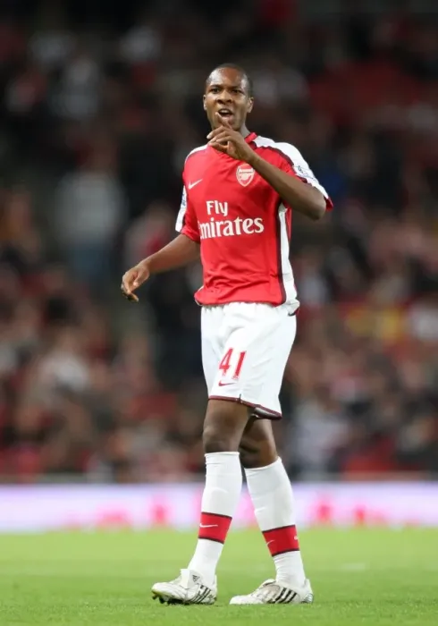 Framed Print : Arsenal's Gavin Hoyte Shines: 6-0 Crushing of Sheffield United in Carling Cup Framed Print : Arsenal's Gavin Hoyte Shines: 6-0 Crushing of Sheffield United in Carling Cup