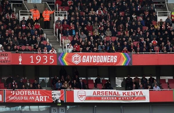 Arsenal's Gay Gooners: Pride at the Emirates (Arsenal v Swansea City, 2017-18)