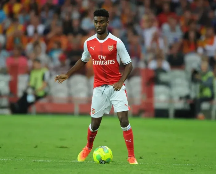 Framed Print : Arsenal's Gedion Zelalem in Action during Lens Pre-Season Friendly (2016) Framed Print : Arsenal's Gedion Zelalem in Action during Lens Pre-Season Friendly (2016)