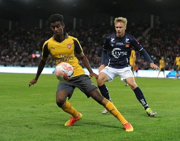 Arsenal's Gedion Zelalem Goes Head-to-Head with Viking FK's Patrick Pedersen in Pre-Season Clash
