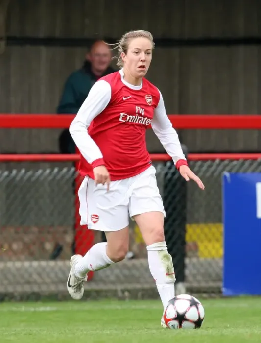 Framed Print : Arsenal's Gemma Davison Scores in 9-0 UEFA Women's Champions League Victory over ZFK Masinac Framed Print : Arsenal's Gemma Davison Scores in 9-0 UEFA Women's Champions League Victory over ZFK Masinac