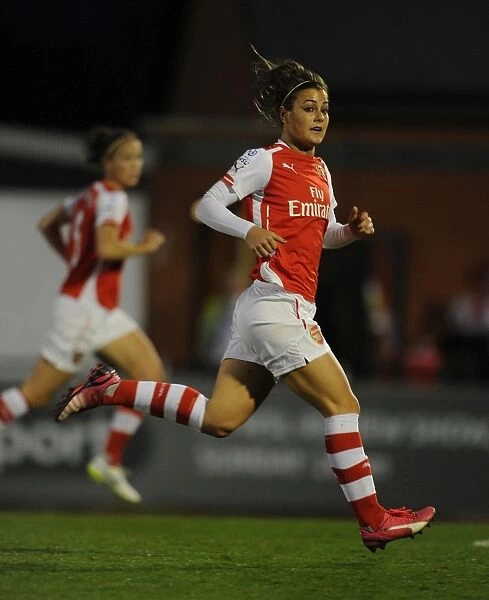 Arsenal's Gemma Rose in Action: Arsenal Ladies vs. Bristol Academy WSL Match