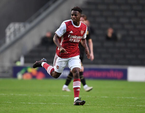 Arsenal's George Lewis in Action during MK Dons Pre-Season Friendly, August 2020