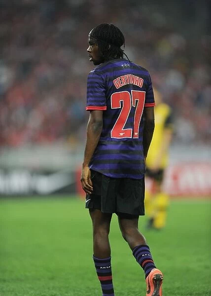 Arsenal's Gervinho in Action Against Malaysia XI (2012-13)
