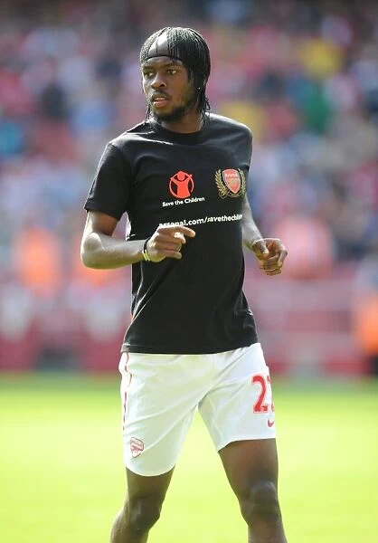 Arsenal's Gervinho in Action against New York Red Bulls at Emirates Cup 2011