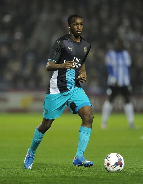 Arsenal's Glen Kamara in Action against Sheffield Wednesday - Capital One Cup 2015-16