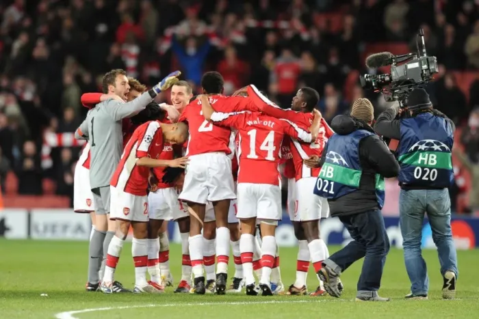 Framed Print : Arsenal's Glorious 5-0 Victory Over FC Porto in the UEFA Champions League (2010)