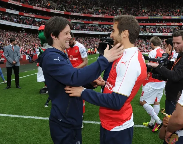 Framed Print : Arsenal's Glorious Moment: Flamini and Rosicky's Embrace after Securing Victory over Aston Villa (2015-16) Framed Print : Arsenal's Glorious Moment: Flamini and Rosicky's Embrace after Securing Victory over Aston Villa (2015-16)