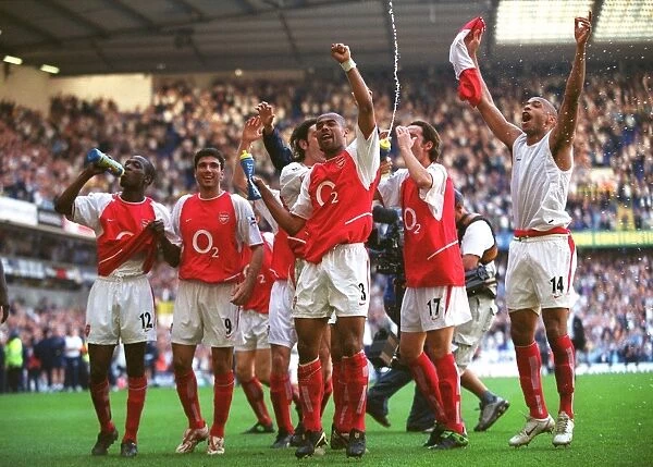 Arsenal's Glory: Champions Celebrate at White Hart Lane, 2004