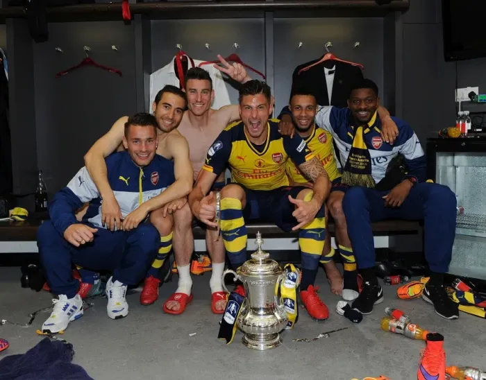 Framed Print : Arsenal's Glory: FA Cup Victory Celebration vs Aston Villa, 2015