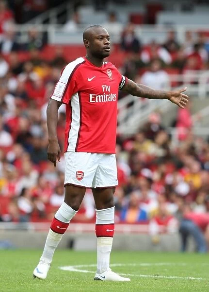 Arsenal's Glory: William Gallas Scores the Winner Against Real Madrid in the Emirates Cup 2008