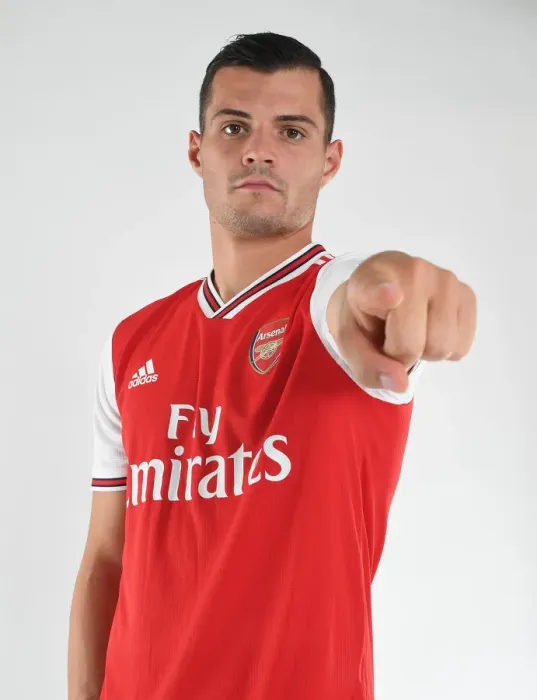 Framed Print : Arsenal's Granit Xhaka at 2019-2020 Photocall