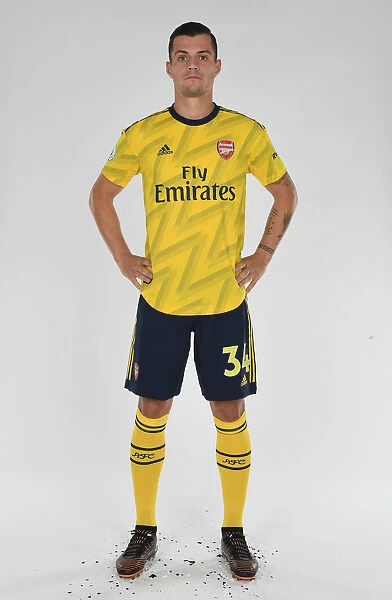 Arsenal's Granit Xhaka at 2019-2020 Pre-Season Training