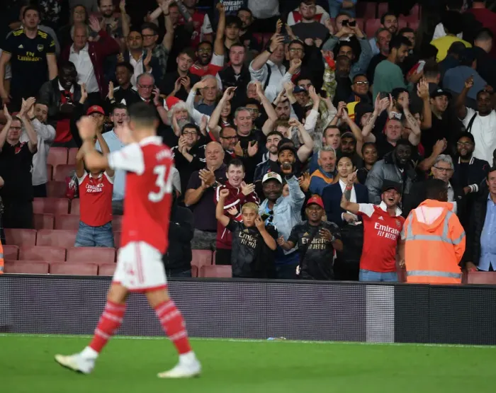 Framed Print : Arsenal's Granit Xhaka Applauding Fans: Arsenal FC vs Aston Villa, Premier League 2022-23 Framed Print : Arsenal's Granit Xhaka Applauding Fans: Arsenal FC vs Aston Villa, Premier League 2022-23