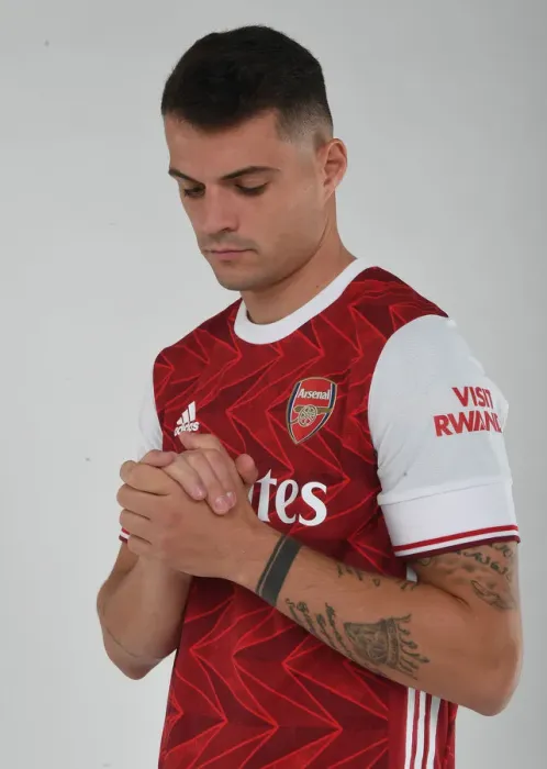 Framed Print : Arsenal's Granit Xhaka Gears Up for 2020-21 Season in Training