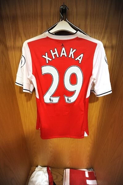 Arsenal's Granit Xhaka Gears Up for Arsenal vs. Liverpool Showdown (2016-17)