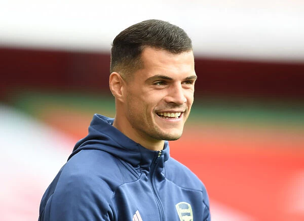 Arsenal's Granit Xhaka Prepares for Leicester City Clash in Premier League (Arsenal v Leicester, 2019-20)