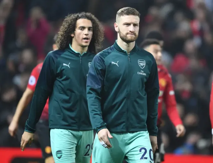 Framed Print : Arsenal's Guendouzi and Mustafi Before Manchester United Clash (2018-19) Framed Print : Arsenal's Guendouzi and Mustafi Before Manchester United Clash (2018-19)