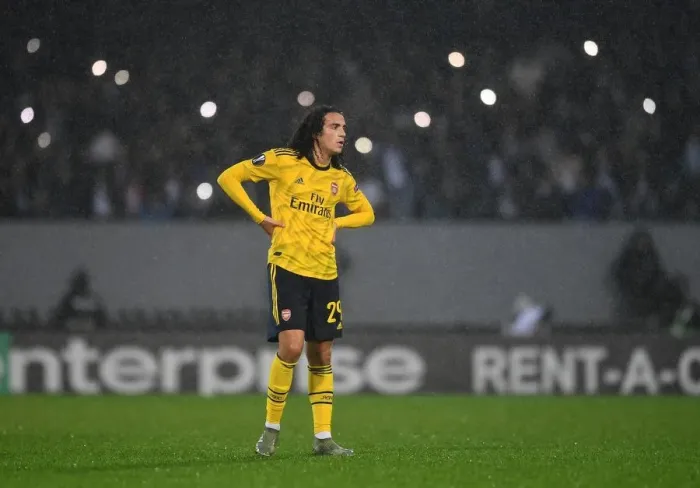 Framed Print : Arsenal's Guendouzi Stars: Europa League Victory over Vitoria Guimaraes (2019)