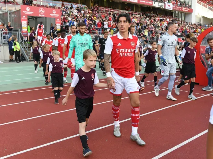 Framed Print : Arsenal's Hector Bellerin at 1. FC Nurnberg Pre-Season Match, 2022 Framed Print : Arsenal's Hector Bellerin at 1. FC Nurnberg Pre-Season Match, 2022