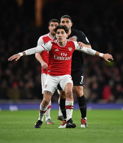 Arsenal's Hector Bellerin in Action Against Brighton & Hove Albion (Premier League 2019-20)