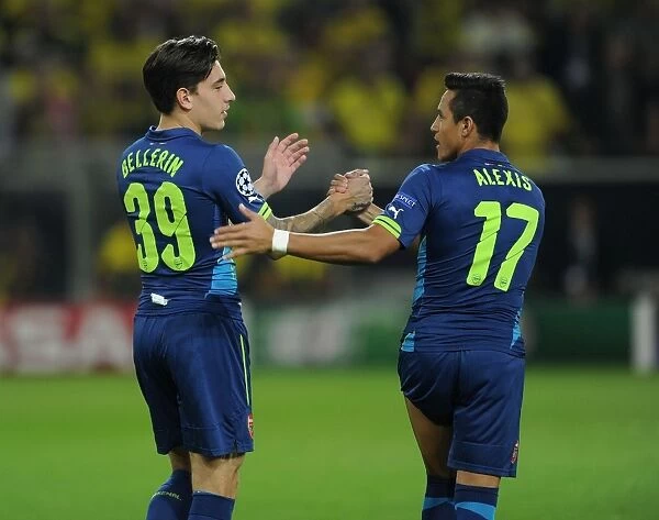 Arsenal's Hector Bellerin and Alexis Sanchez Prepare for Borussia Dortmund Clash in UEFA Champions League