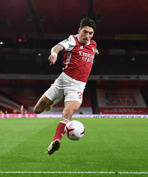 Arsenal's Hector Bellerin at Empty Emirates: Arsenal vs Leicester City, Premier League 2020-21