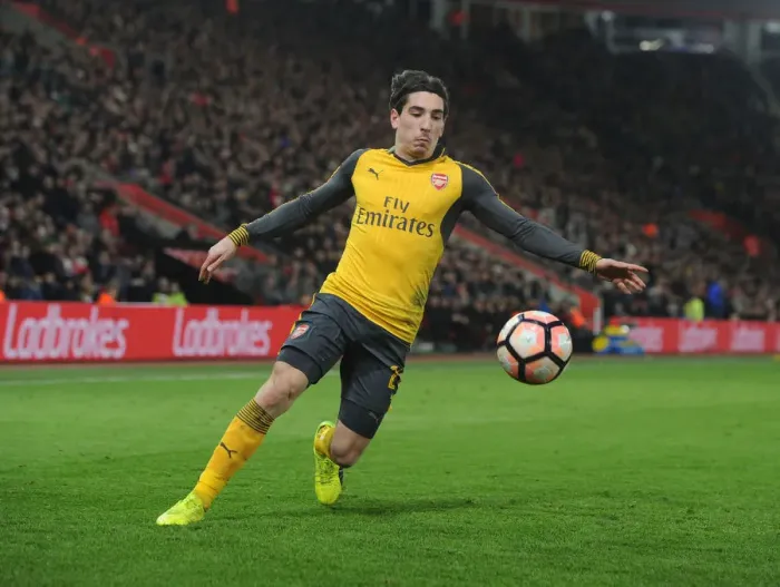 Framed Print : Arsenal's Hector Bellerin in FA Cup Action: Southampton vs Arsenal (2016-17) Framed Print : Arsenal's Hector Bellerin in FA Cup Action: Southampton vs Arsenal (2016-17)